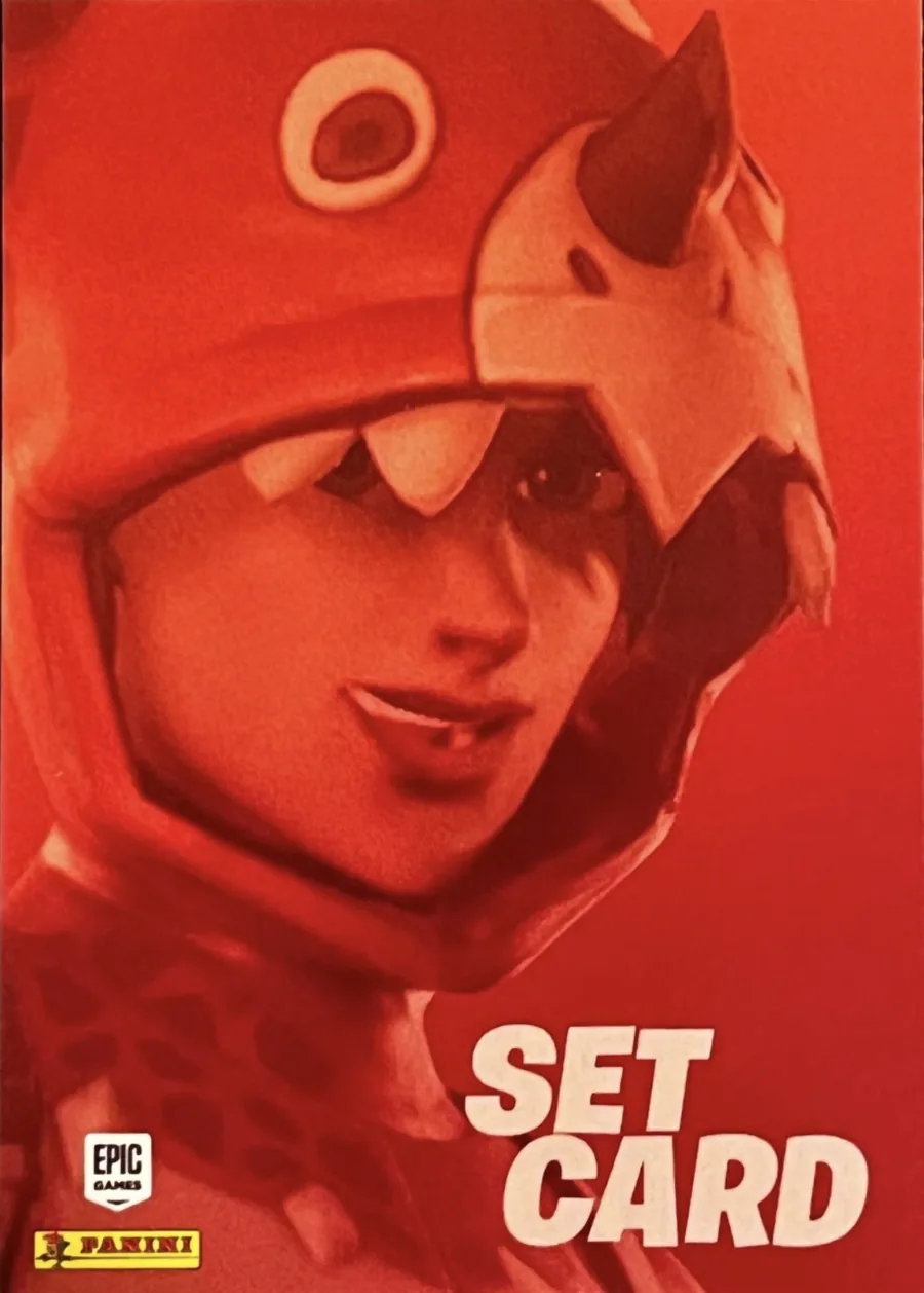 Dino Guard Set Panini Fortnite trading card front