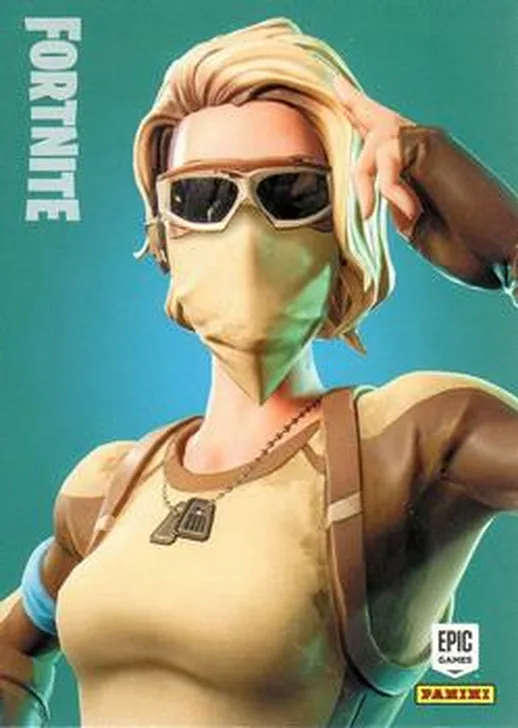 Scorpion Panini Fortnite trading card