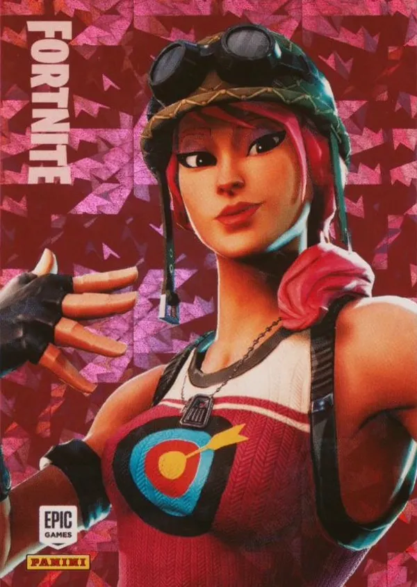 Bullseye Panini Fortnite trading card front