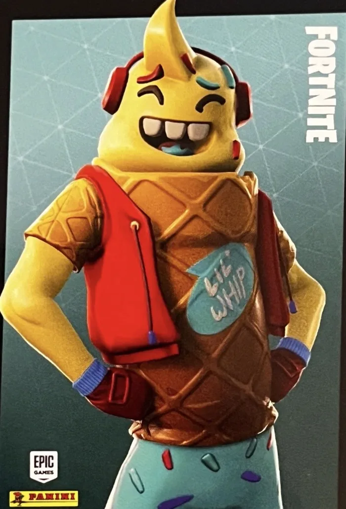 Lil Whip Panini Fortnite trading card front