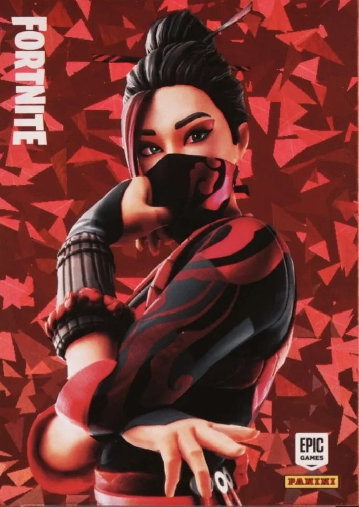 Red Jade Panini Fortnite trading card front