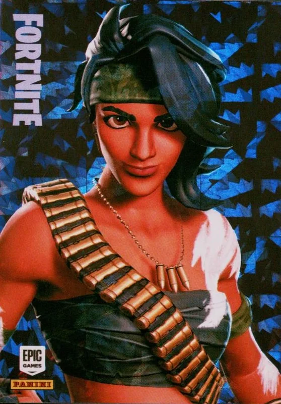 Bandolette Panini Fortnite trading card front