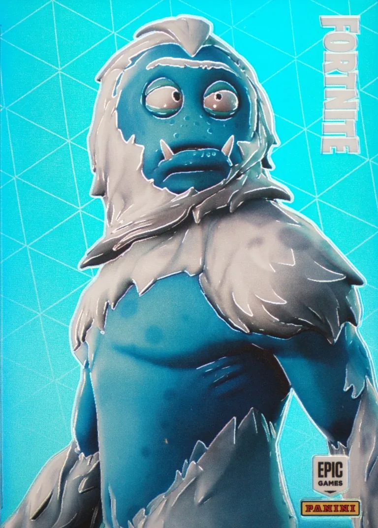 Trog Panini Fortnite trading card front