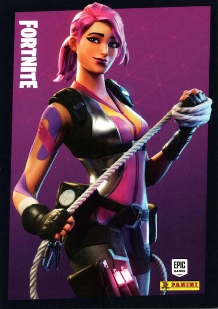 Journey Panini Fortnite trading card front