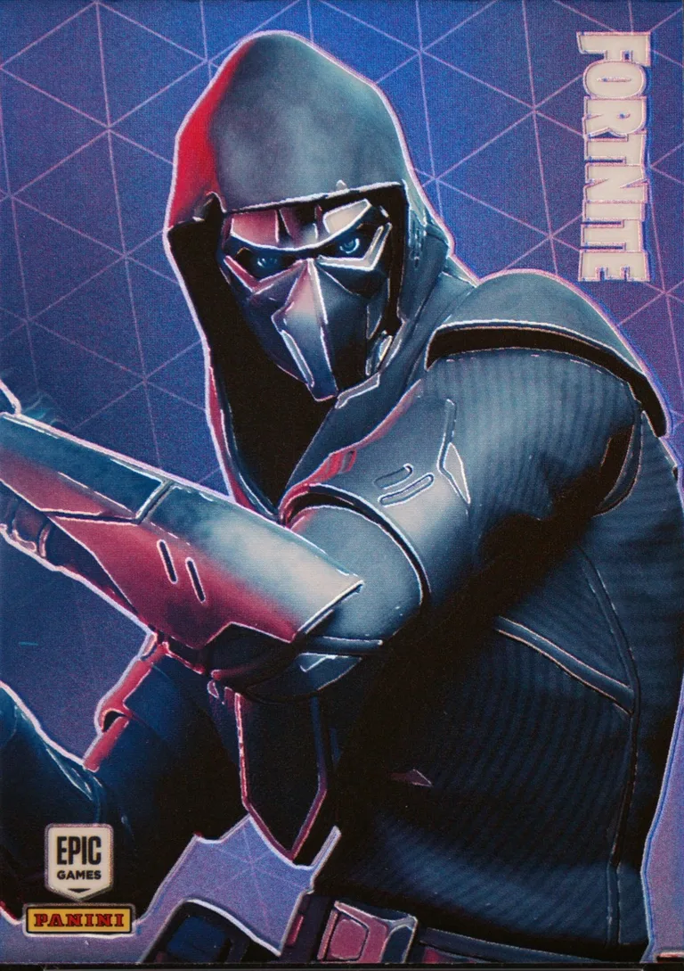 Fusion Panini Fortnite trading card front