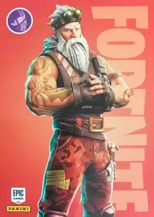 Sgt. Winter Panini Fortnite trading card front