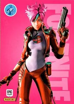 Mika Panini Fortnite trading card front