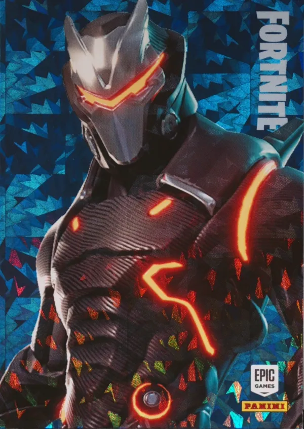 Omega Panini Fortnite trading card front