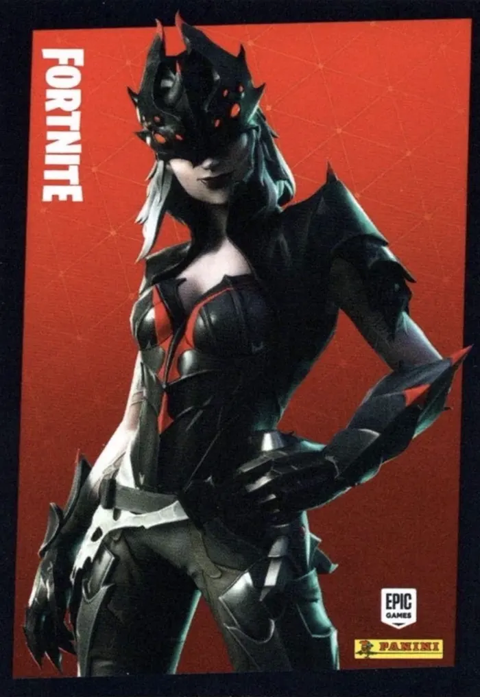 Arachne Panini Fortnite trading card front