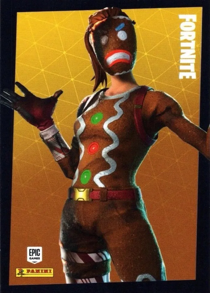 Ginger Gunner (Burnt Frown) Panini Fortnite trading card front