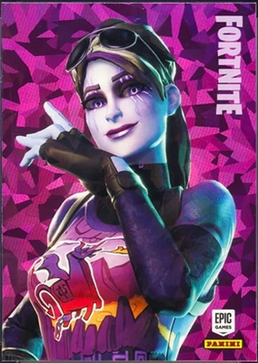 2019 Panini Fortnite Series 1 Dark Bomber USA Crystal Shard card