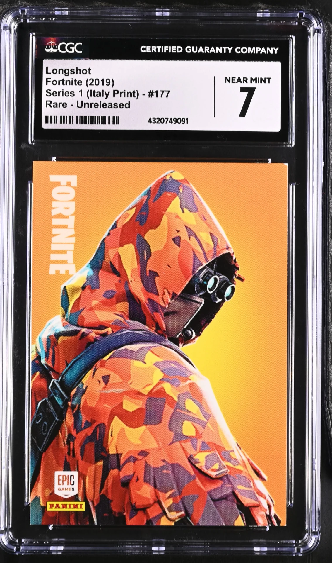 Longshot #177 Unreleased Prototype — Series 1 Italy Print prototype card front