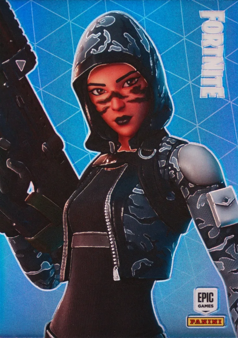 Chill Count Panini Fortnite trading card front