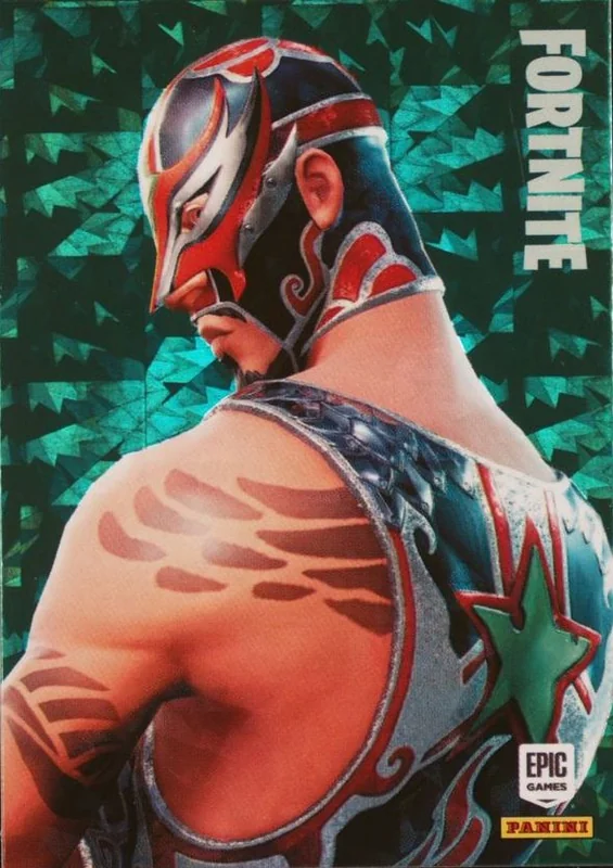 Masked Fury Panini Fortnite trading card front