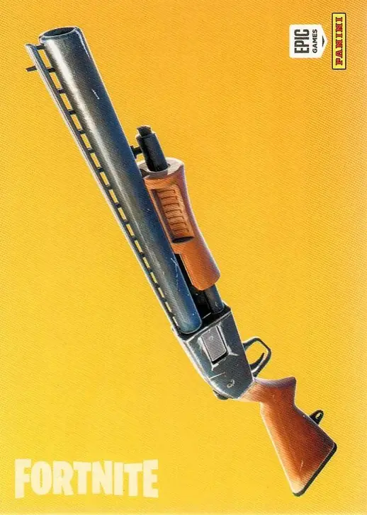 Pump Shotgun Panini Fortnite trading card