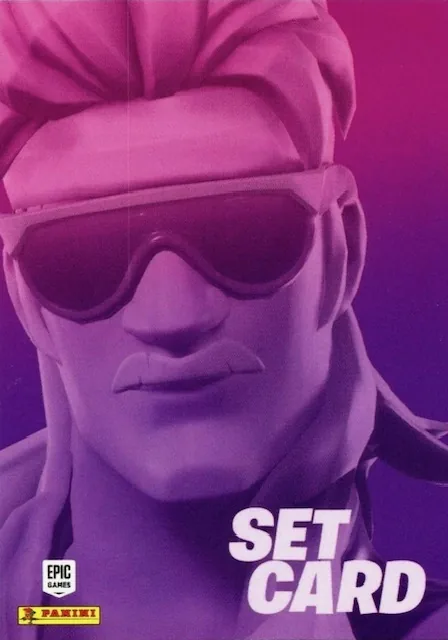 Spandex Squad Set Panini Fortnite trading card front