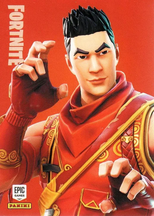 Crimson Scout Panini Fortnite trading card