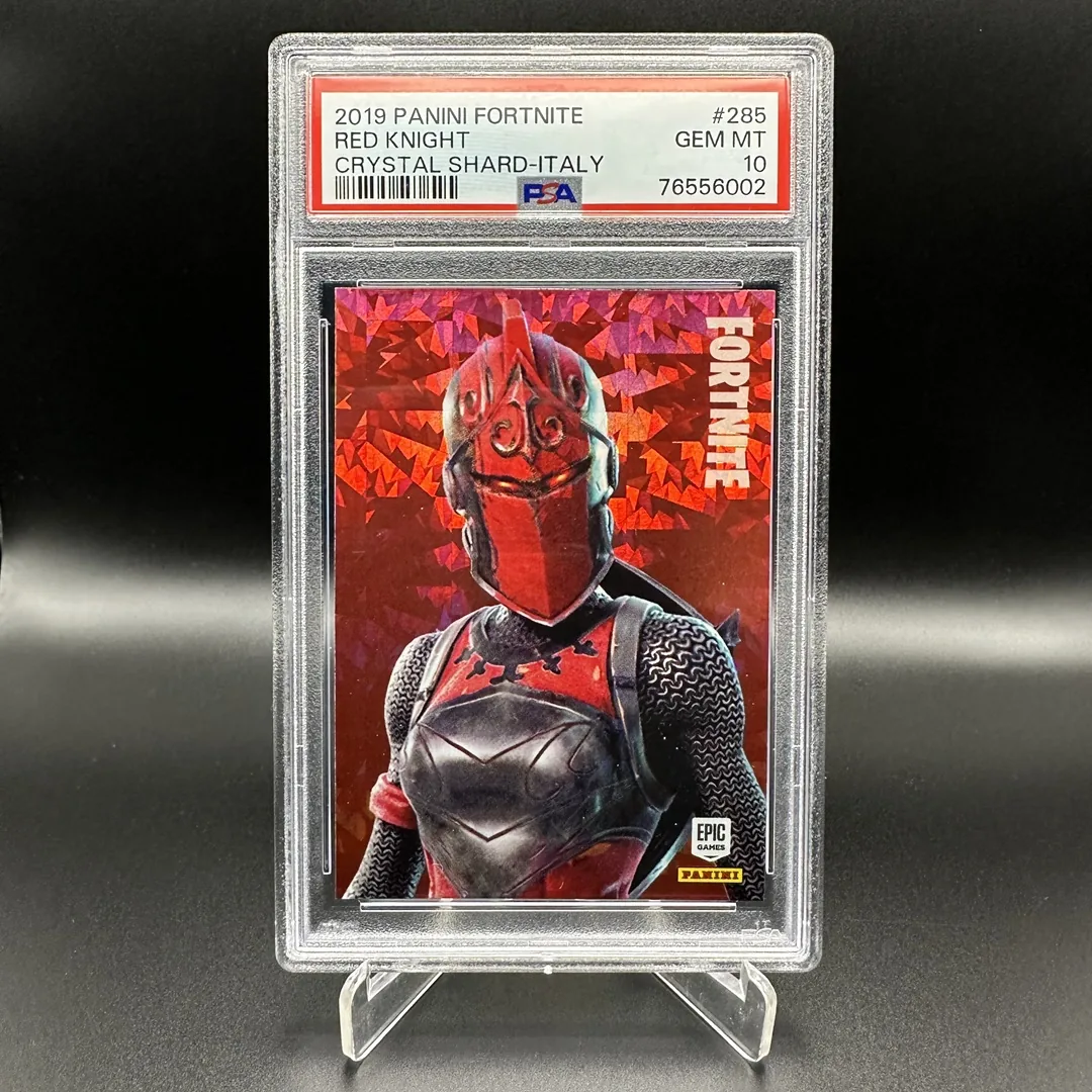 2019 Panini Fortnite Series 1 Red Knight #285 Italy Crystal Shard PSA 10