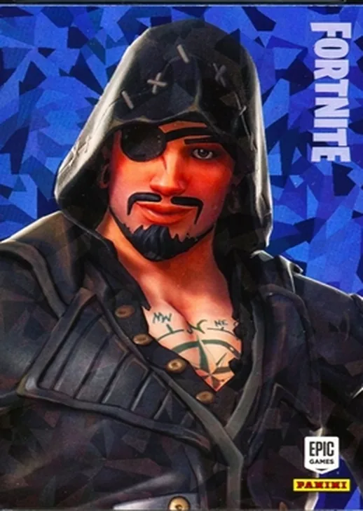 Blackheart Panini Fortnite trading card front