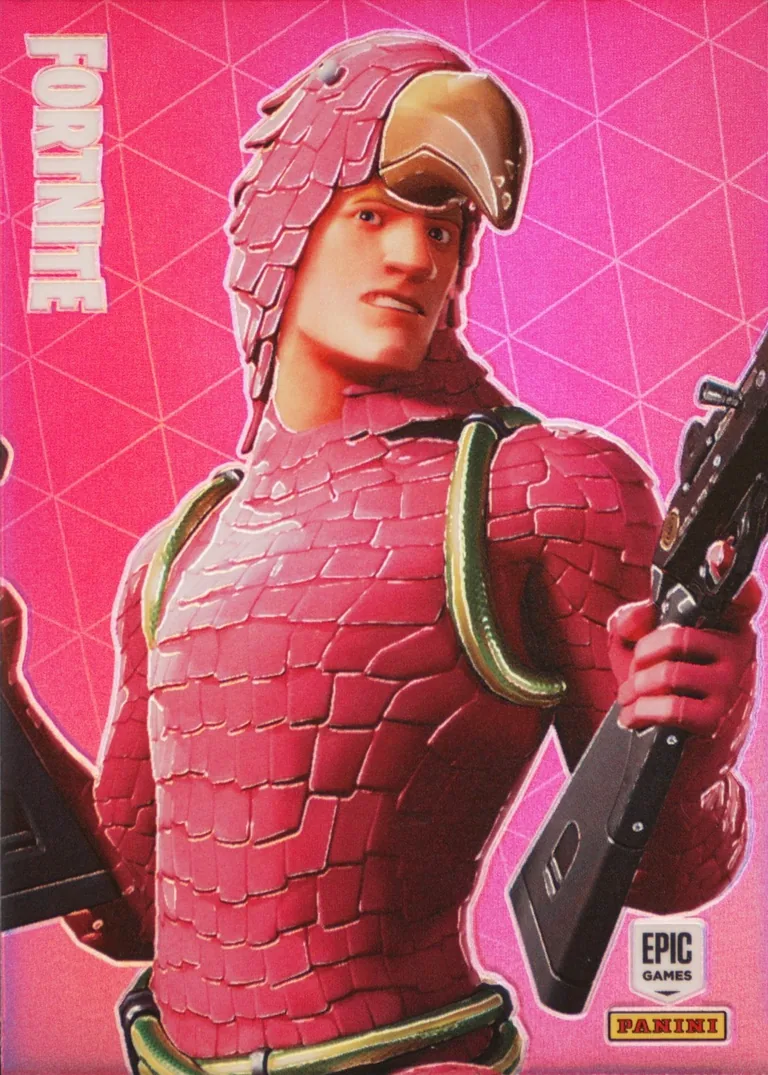 King Flamingo Panini Fortnite trading card front
