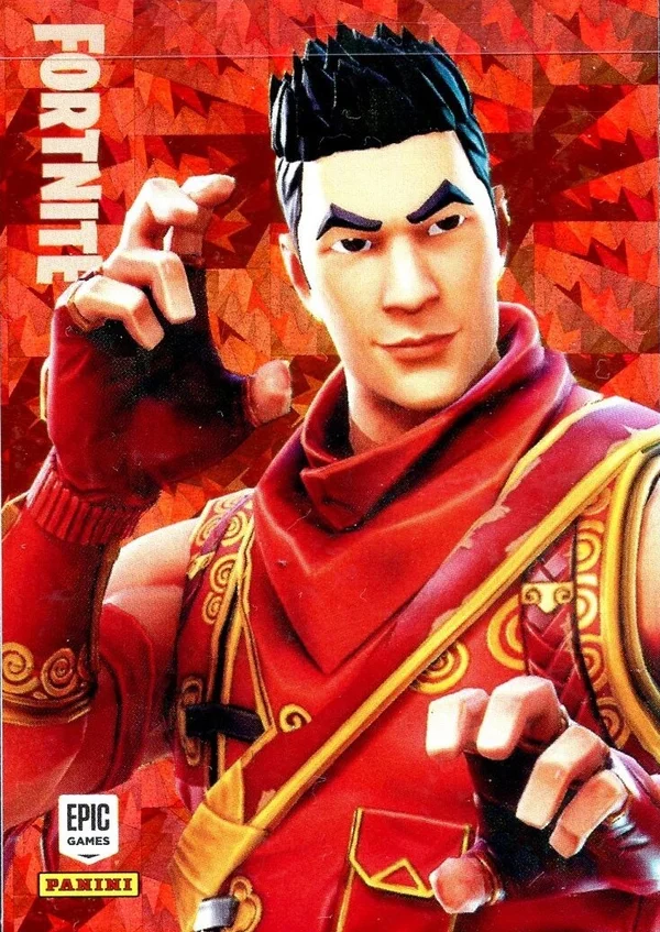 Crimson Scout Panini Fortnite trading card front