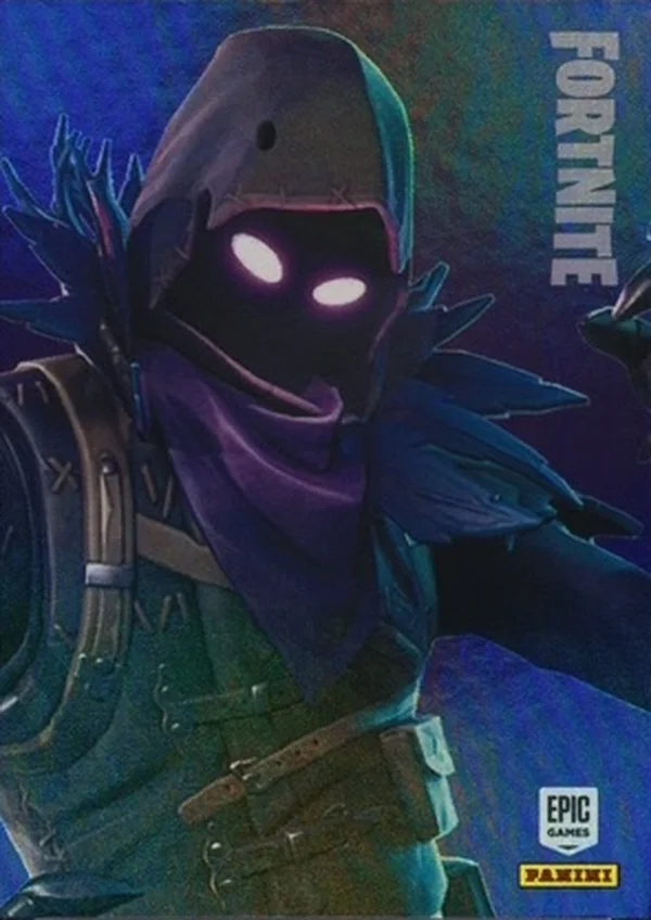 Raven Panini Fortnite trading card front