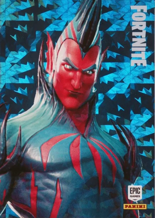 Flytrap Panini Fortnite trading card front