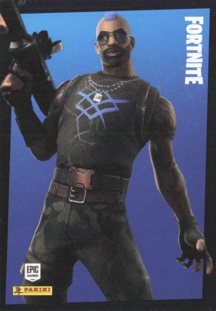 Anarchy Agent Panini Fortnite trading card front