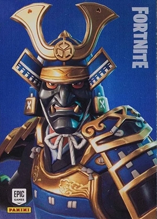 Musha Panini Fortnite trading card front