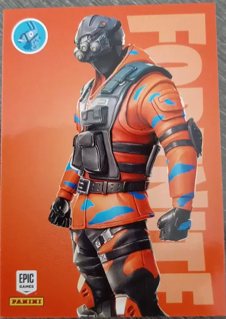Hypernova Panini Fortnite trading card front