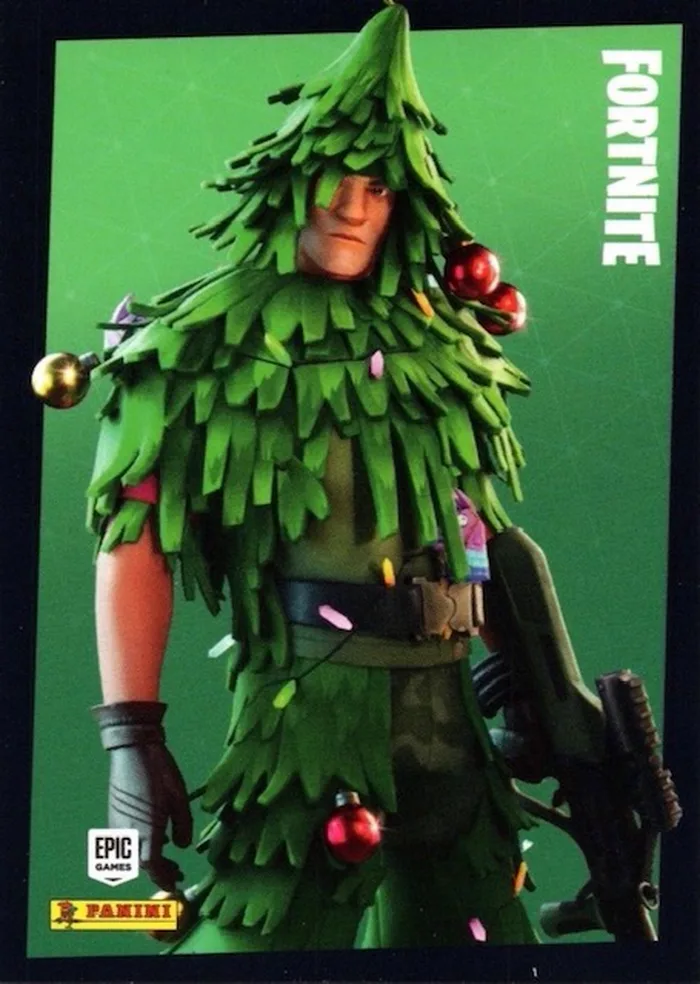 Lt. Evergreen Panini Fortnite trading card front