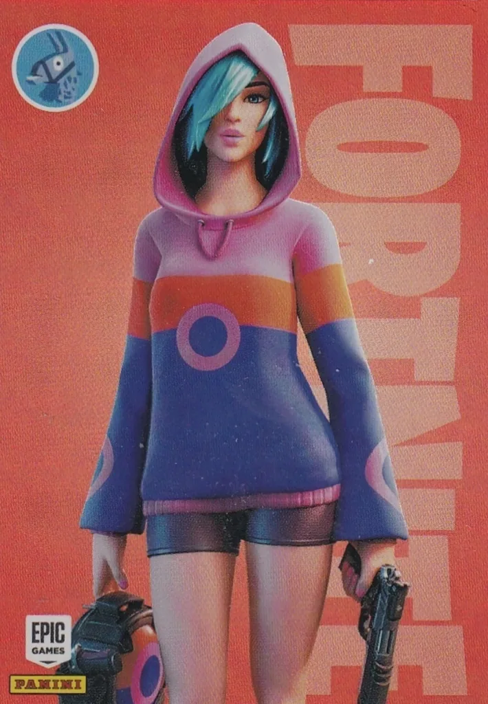 Iris Panini Fortnite trading card front