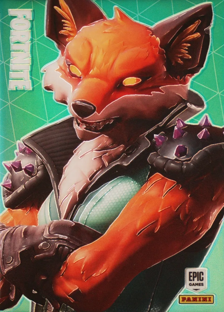Fennix Panini Fortnite trading card front