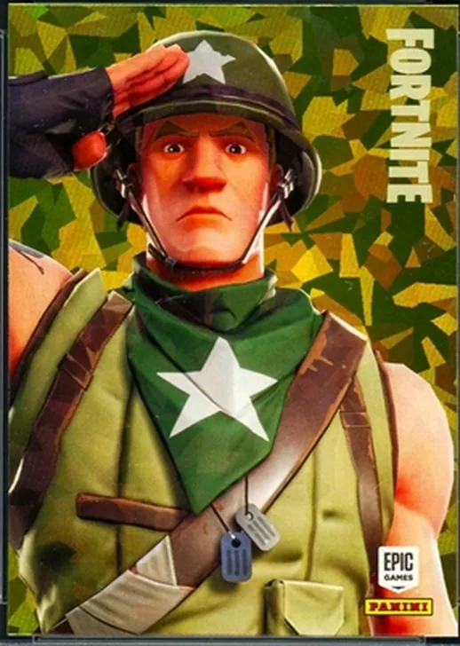 Munitions Major Panini Fortnite trading card front
