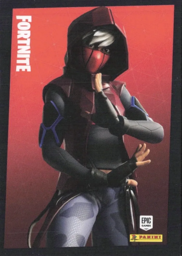 Facet Panini Fortnite trading card front