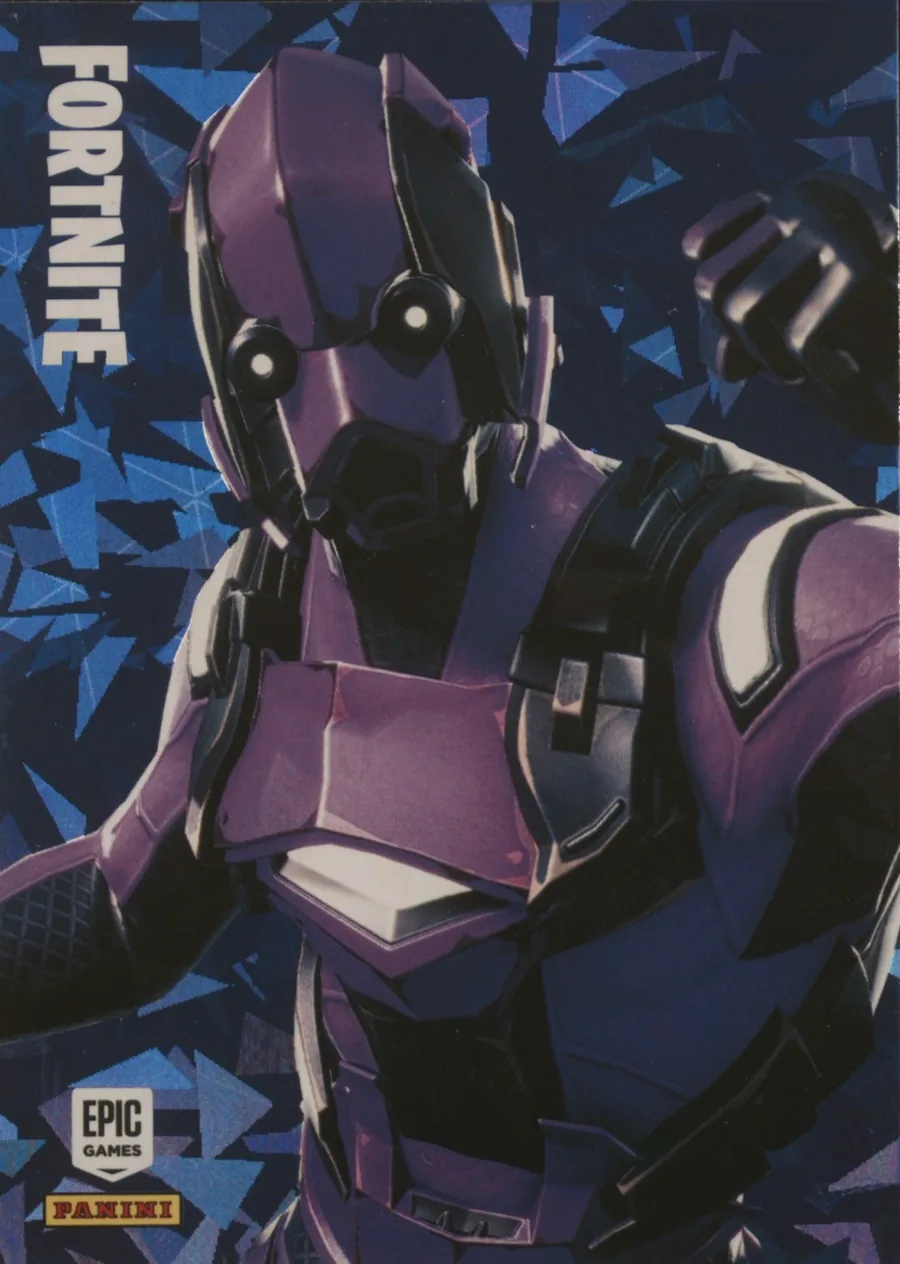 Dark Vertex Panini Fortnite trading card front