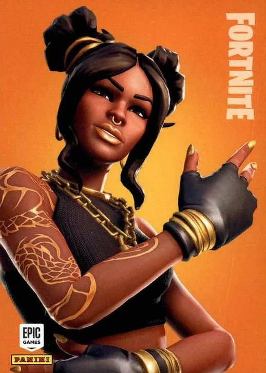 Luxe Panini Fortnite trading card