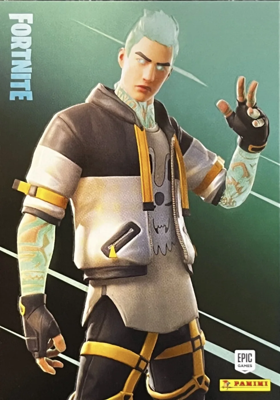 Flare Panini Fortnite trading card front