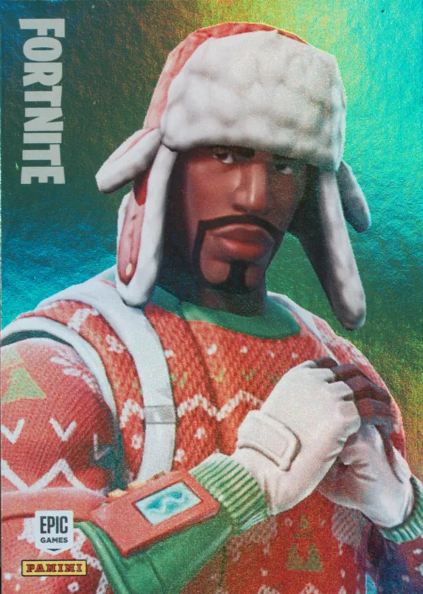 Yuletide Ranger Panini Fortnite trading card front