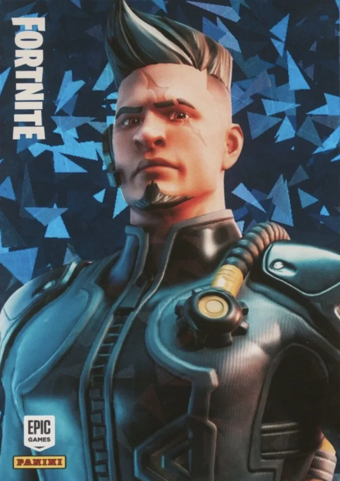 Trench Raider Panini Fortnite trading card front