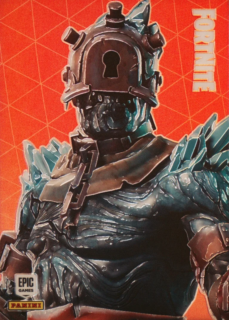 The Prisoner Panini Fortnite trading card front