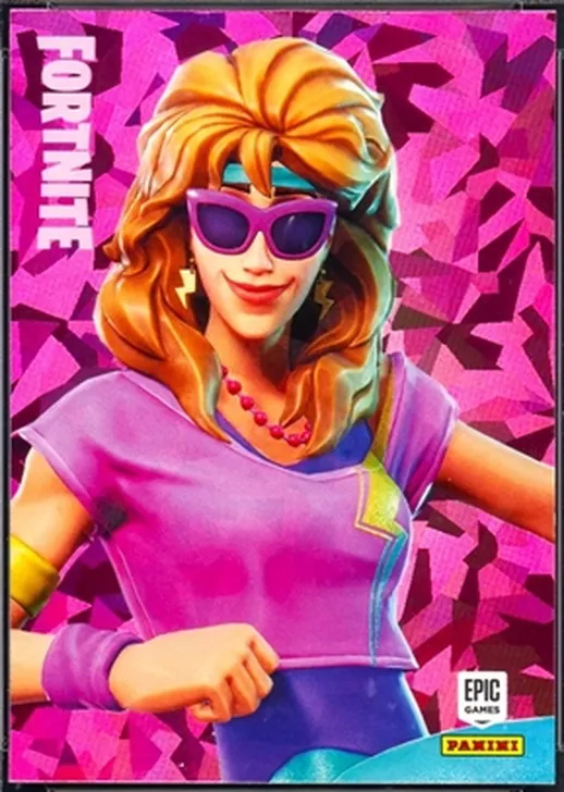 Aerobic Assassin Panini Fortnite trading card front