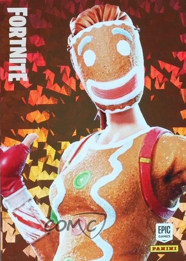 Ginger Gunner Panini Fortnite trading card front