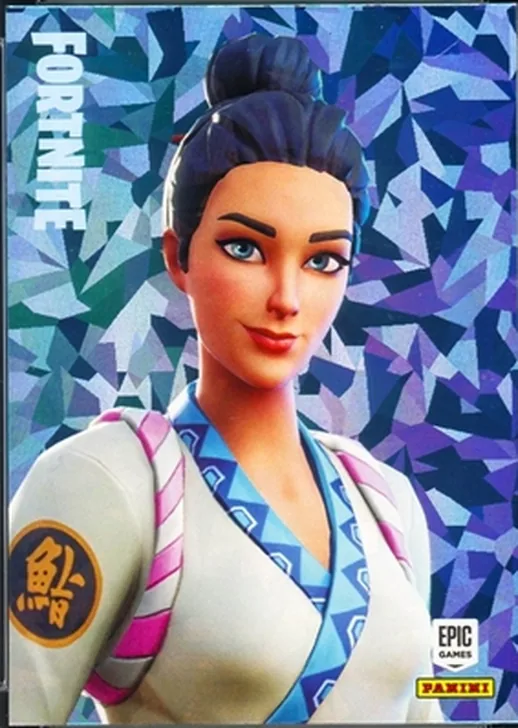 Maki Master Panini Fortnite trading card front