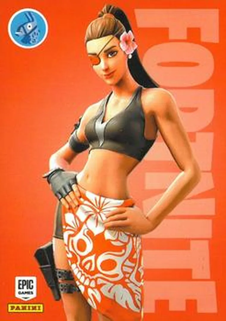 Doublecross Panini Fortnite trading card front