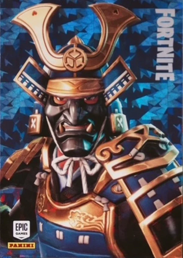 Musha Panini Fortnite trading card front