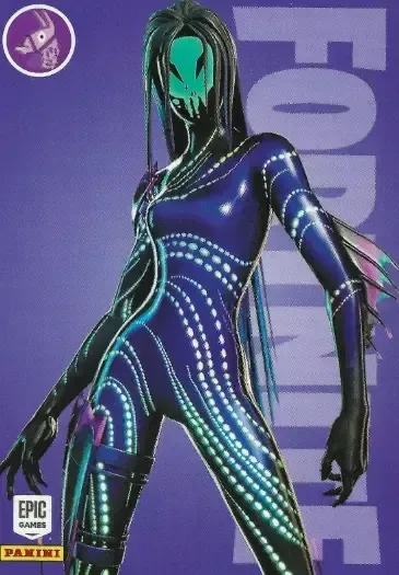 Mariana Panini Fortnite trading card front