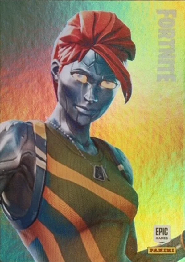 Chromium Panini Fortnite trading card front