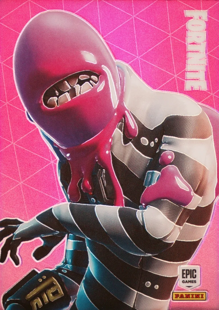 Teef Panini Fortnite trading card front