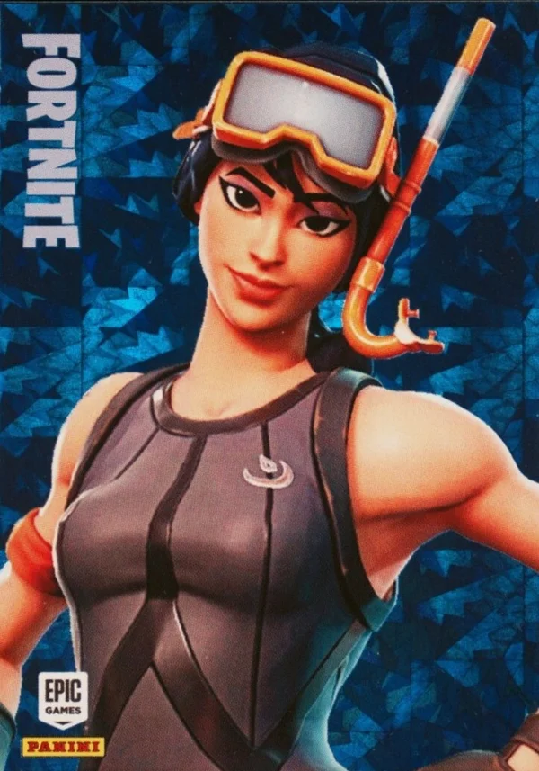 Snorkel Ops Panini Fortnite trading card front